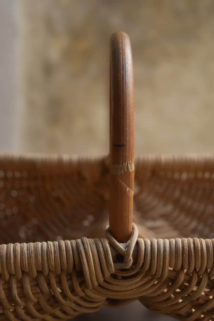 美品　フランスアンティーク　可愛いピーナツ型パニエ　ヴィンテージ