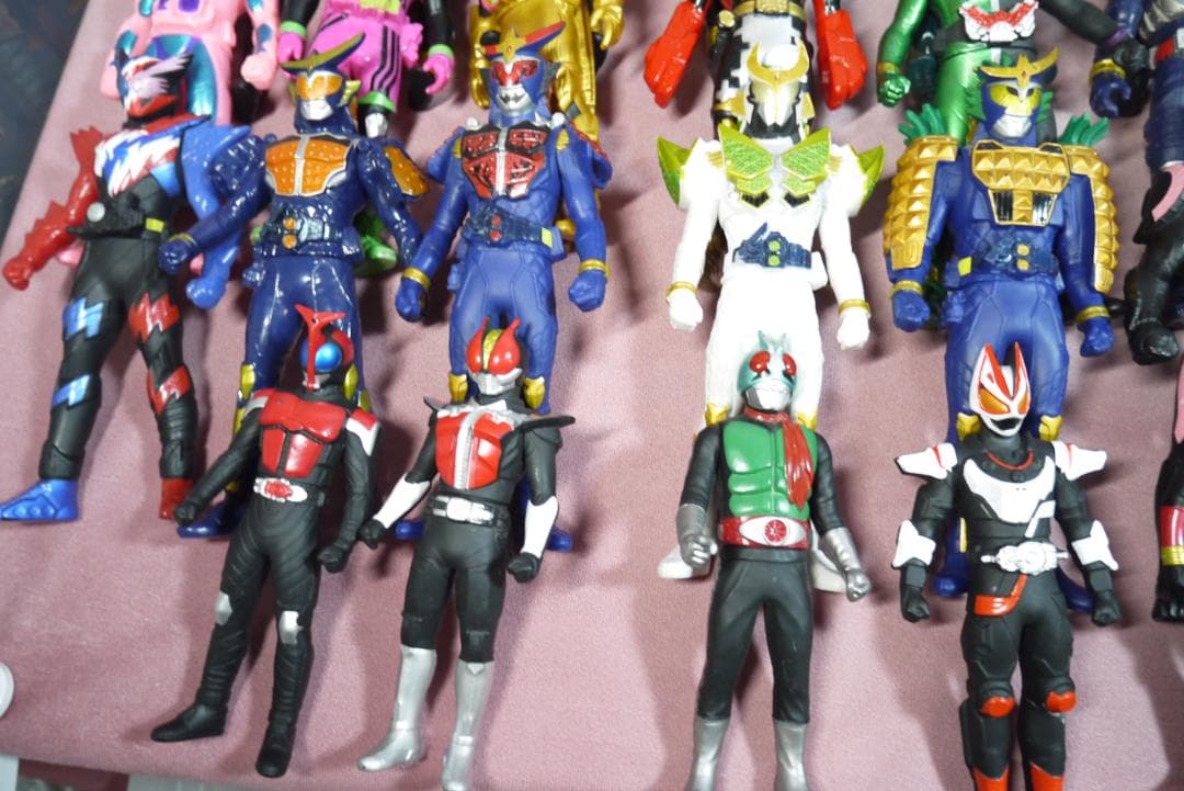 ライダーヒーローシリーズ　ビッグサイズソフビフィギュアほか　69体セット