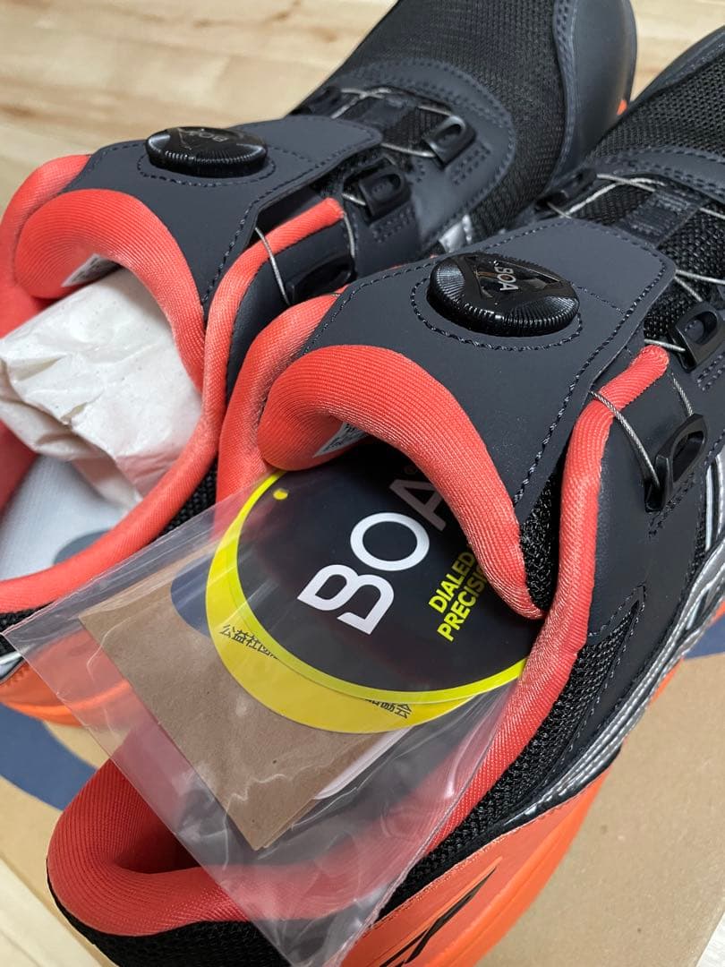 年初めお値下げ！ASICS 安全靴 BOAシステム ブラック/オレンジ