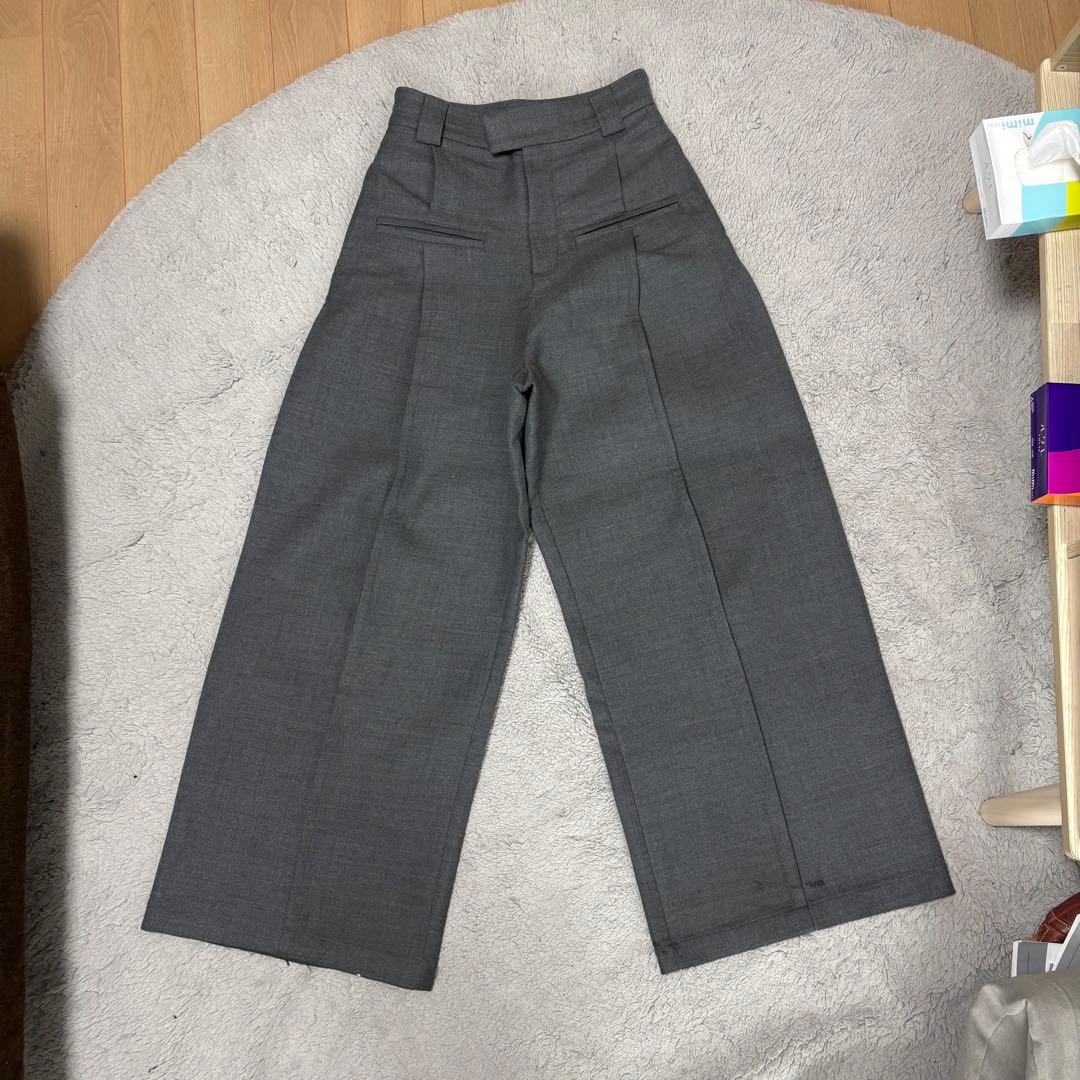 fax copy express スラックス　グレー　M