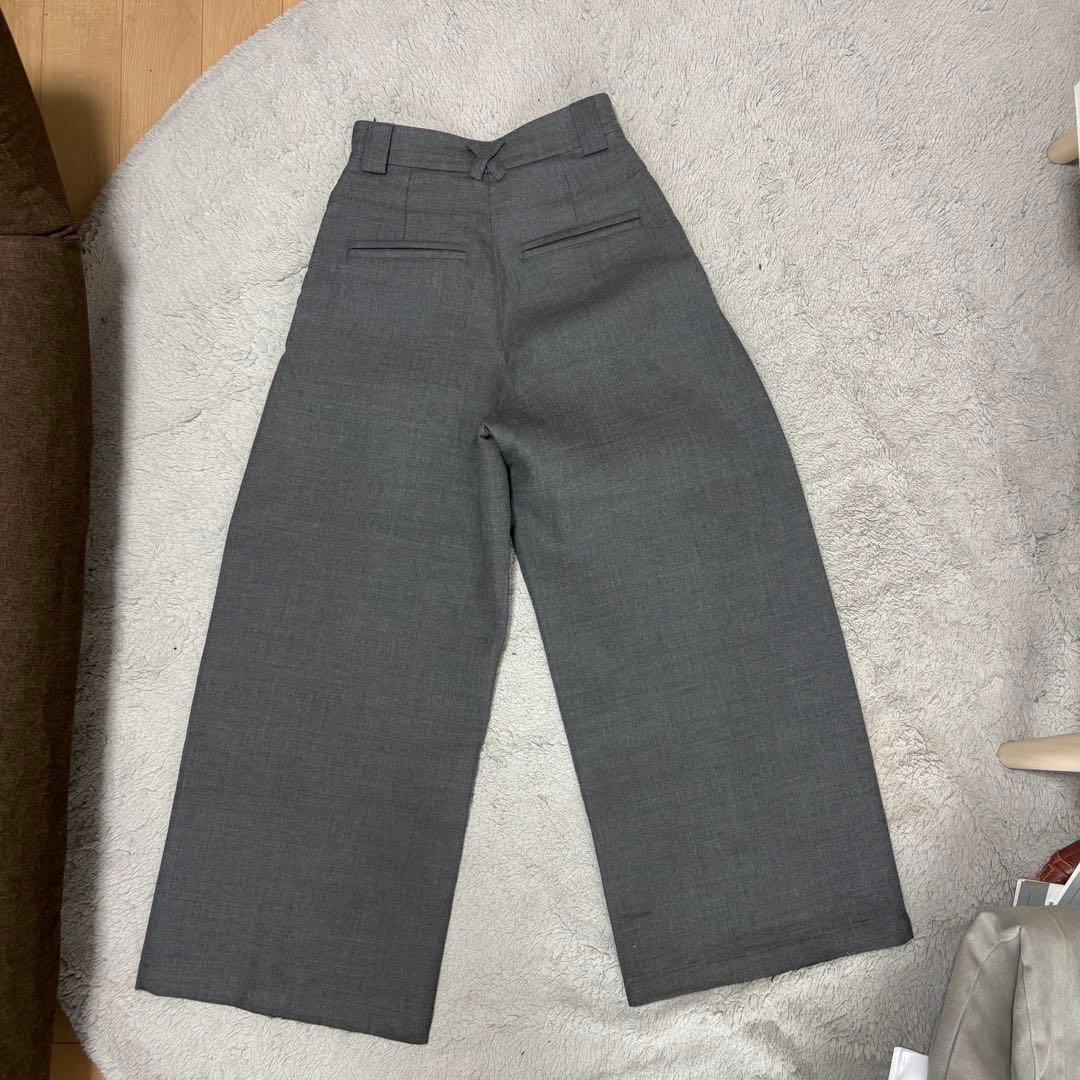 fax copy express スラックス　グレー　M