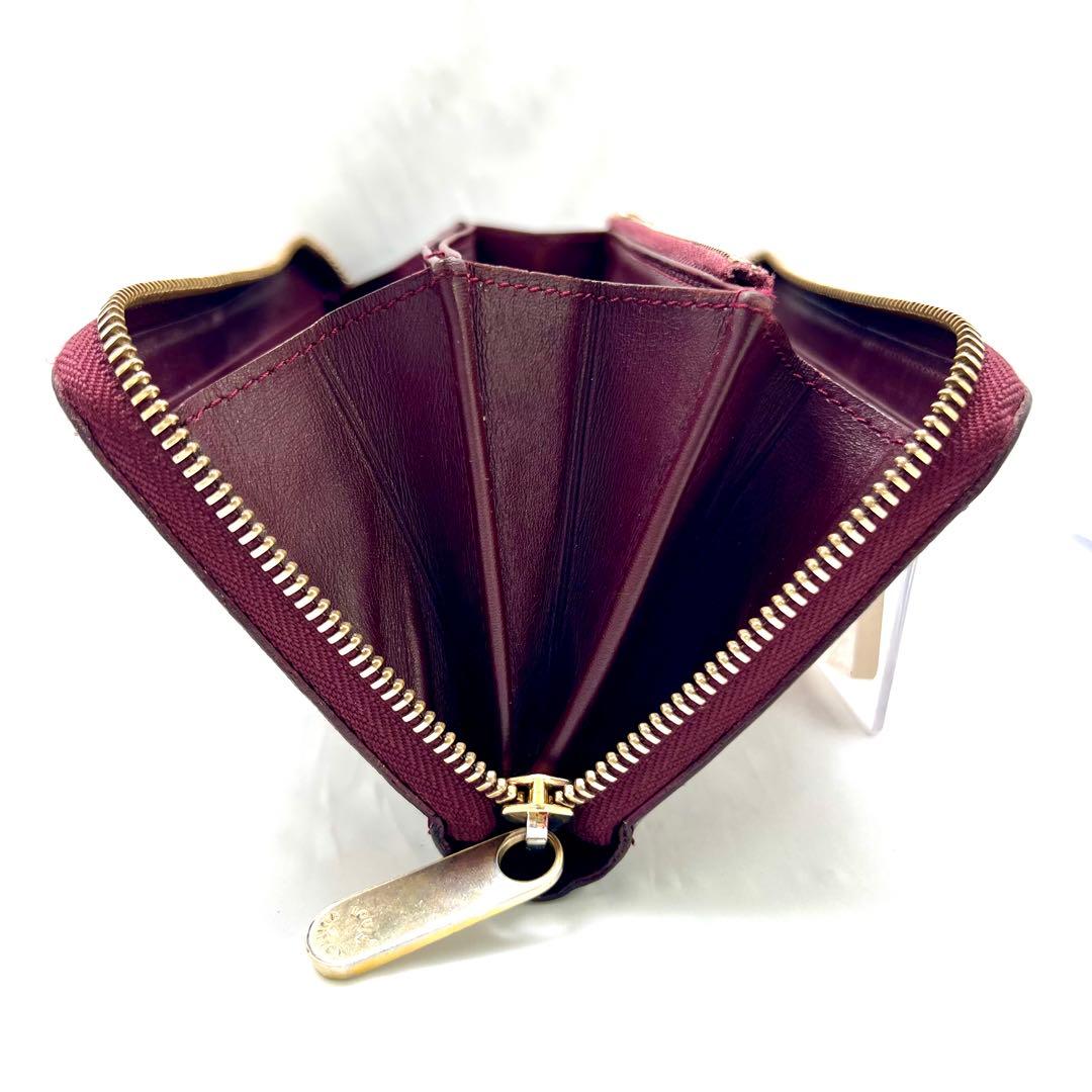 ルイヴィトン ヴェルニ ワイン ジッピーウォレット モノグラム M93575