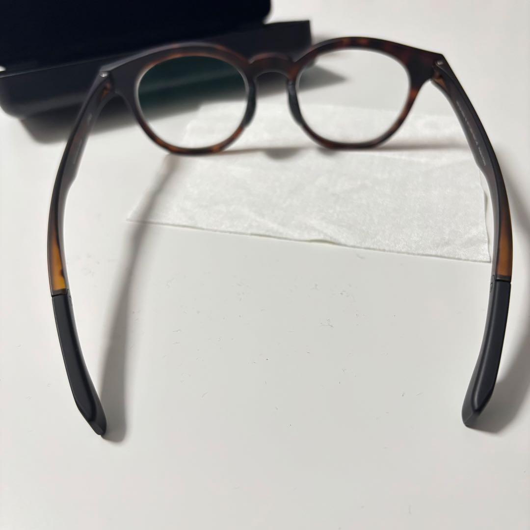 新品　JINS ボストン型メガネ ブラウン　-3.0 可視光調光加工済み