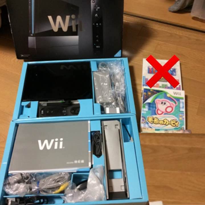 Wii 黒 全部セット カセット付