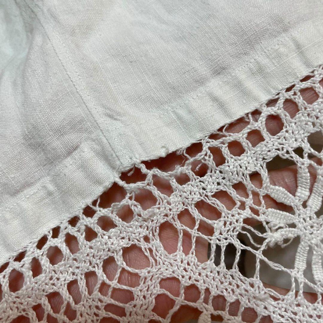 本日のみ値下げ！　ヨーロッパ　アンティーク　チャーチスモック　リネン