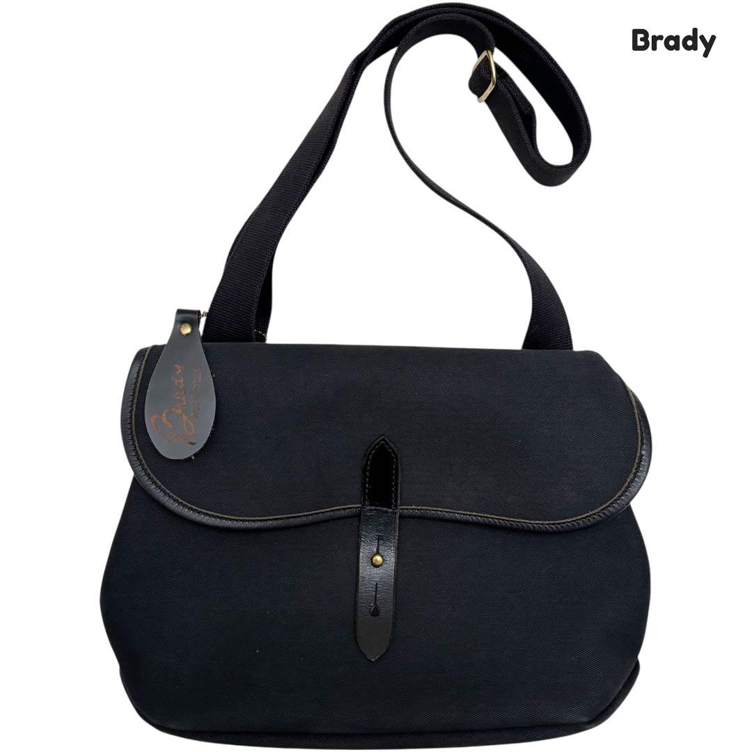 Brady ブレイディ ショルダーバッグ かぶせ ブラック