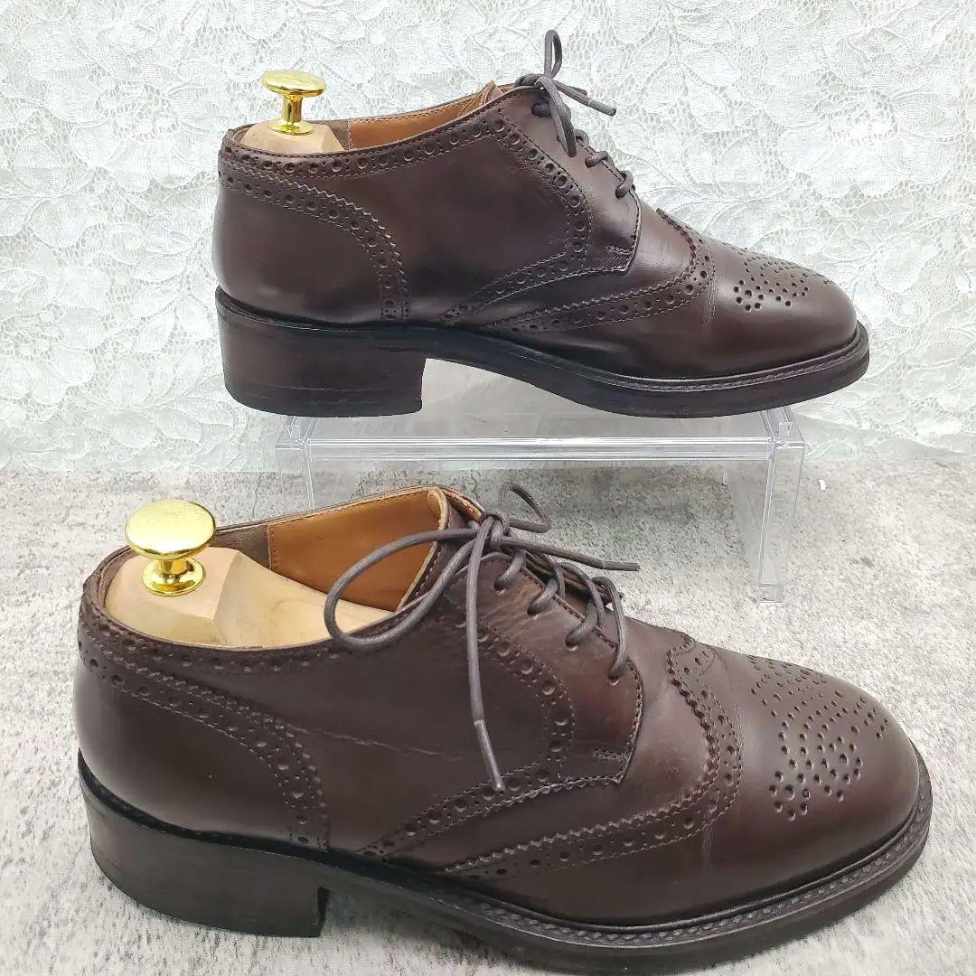 ✨ドリスヴァンノッテン✨ ブローグシューズ 23.5cm 濃茶 イタリア製 本革