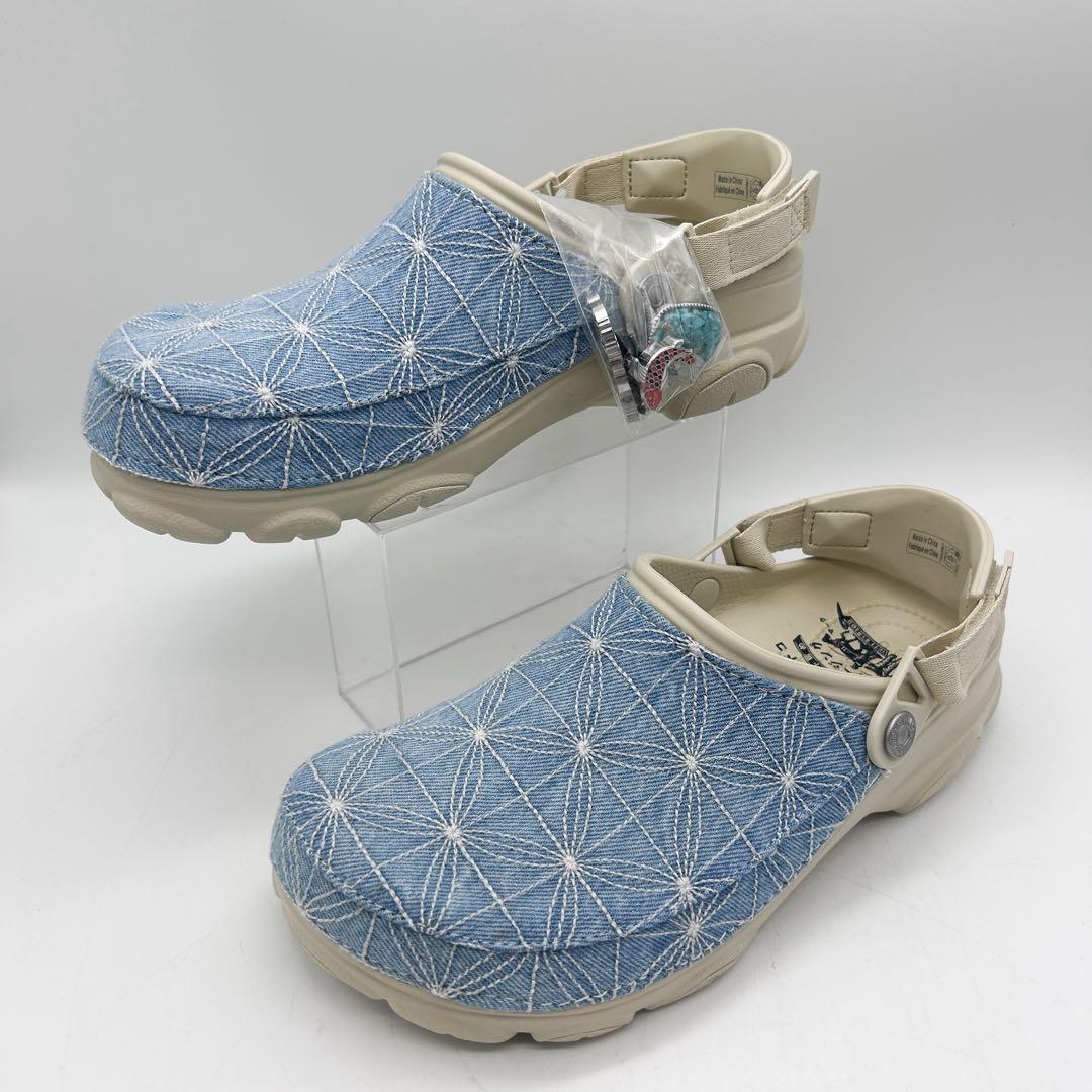 未使用✨Crocs Levi’s サンダル M9/W11 インディゴ