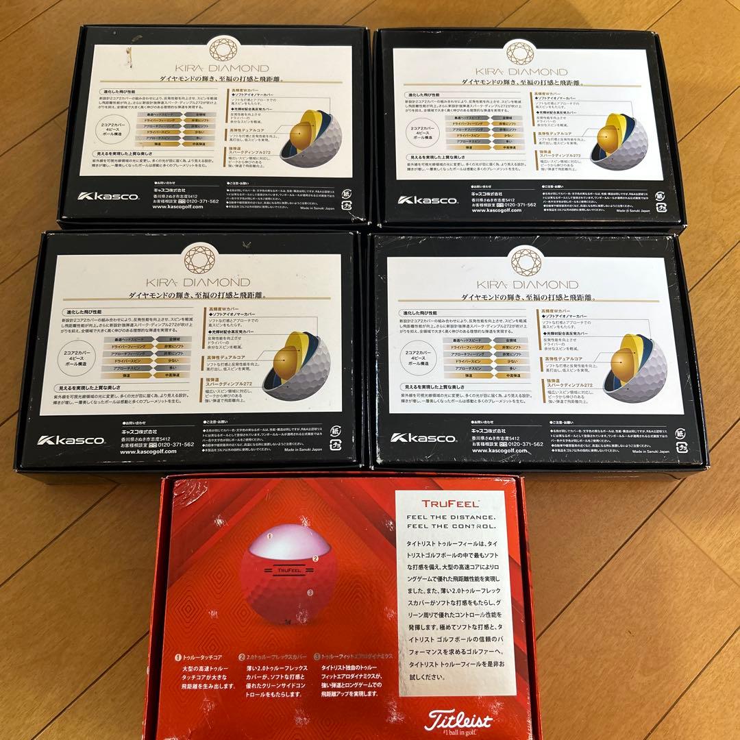 ゴルフボール54個　キャスコ KIRA DIAMOND タイトリストTruFee