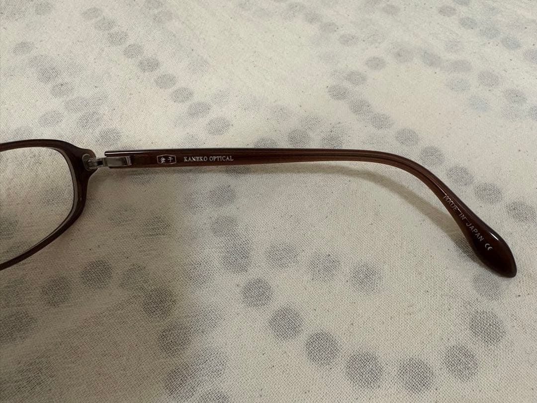 金子眼鏡店 KANEKO OPTICAL 5T6-144 ブラウン