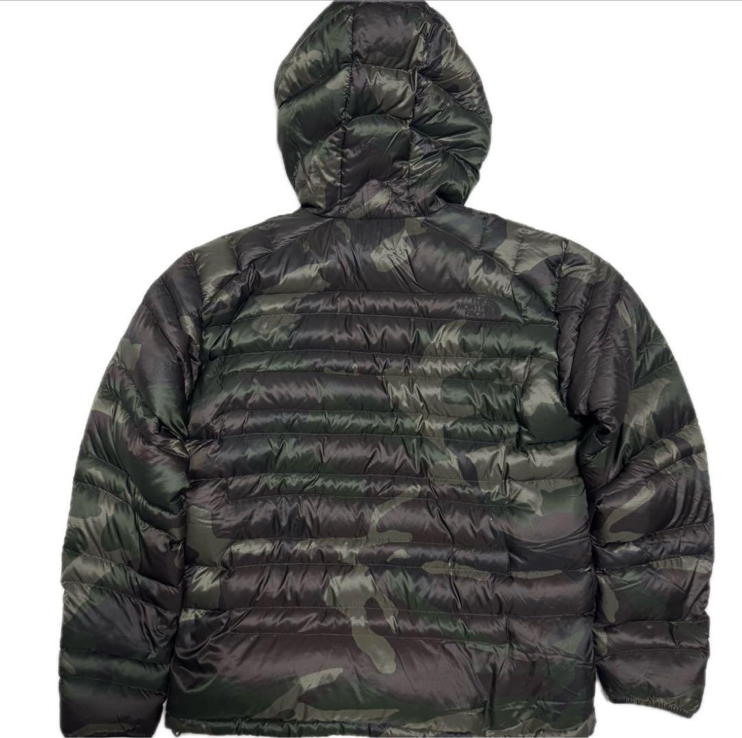ノースフェイス M ダウン カモフラ ノベルティ フラッシュフーディ ジャケット