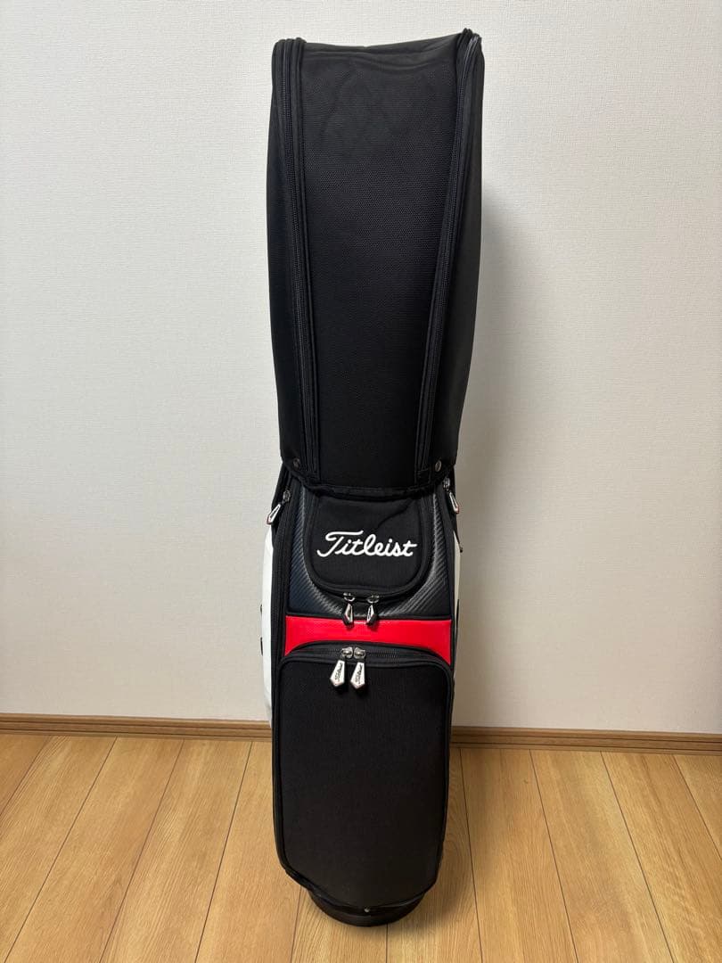 ⭐︎美品⭐︎Titleist タイトリスト　キャディバッグ 黒赤