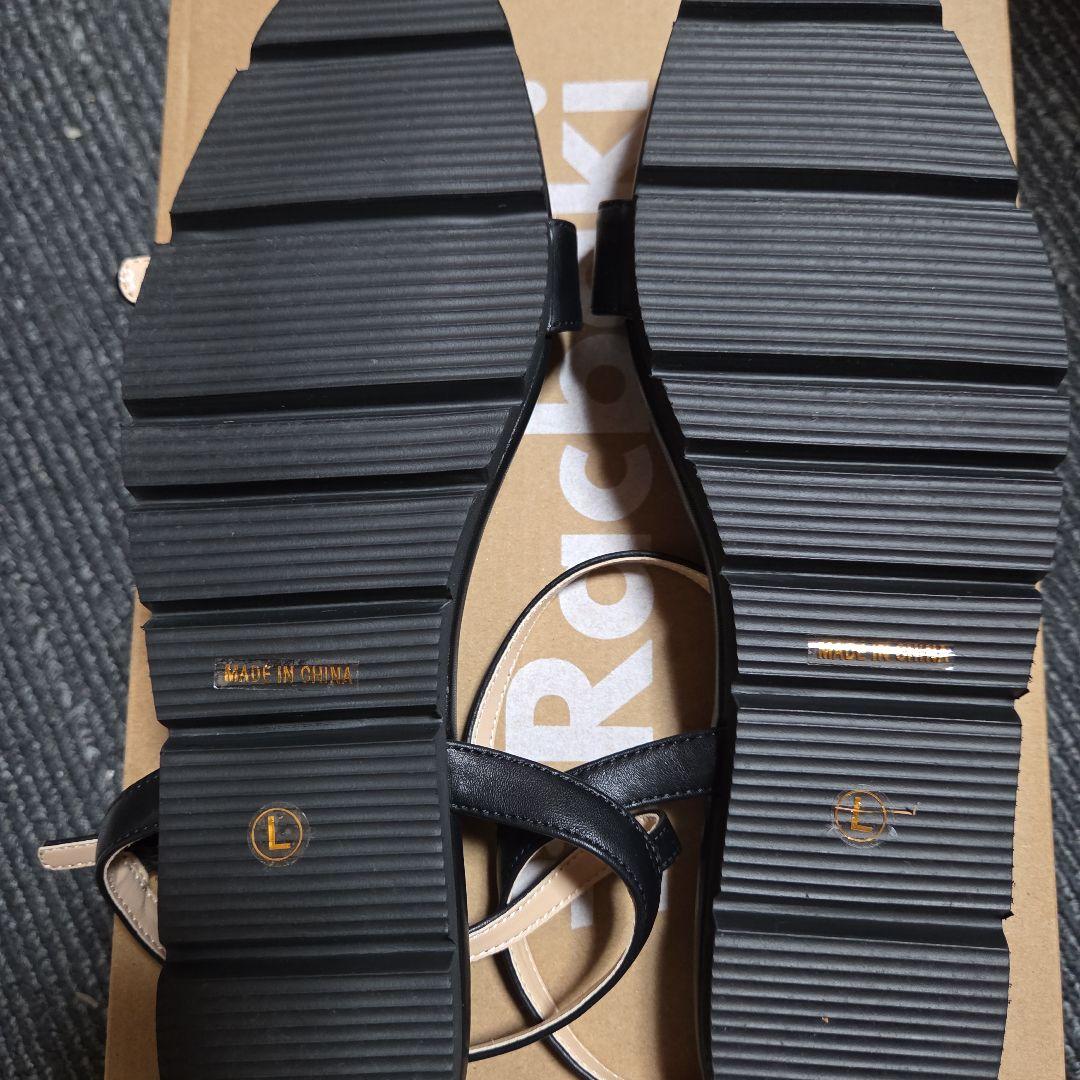 【試着のみ・美品】ラクバキ　Racbaki ラインサンダル　Lサイズ