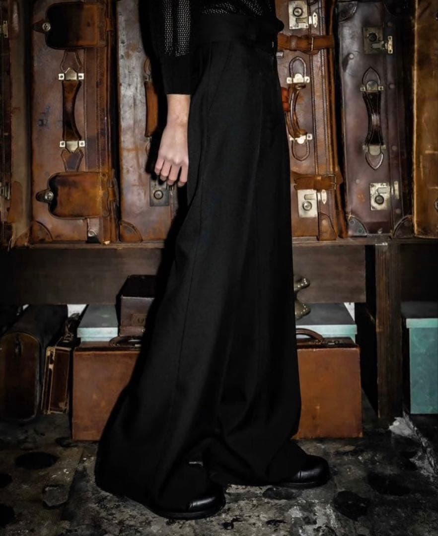 (完売品)Shikitari MEGA FLARE SLACKS L