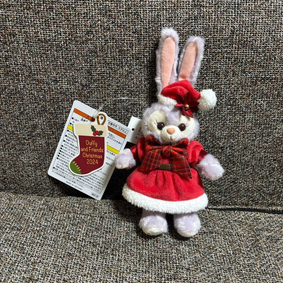 ダンシングスノーフレークス　オルメル　ダッフィー　ぬいぐるみバッジ　クリスマス