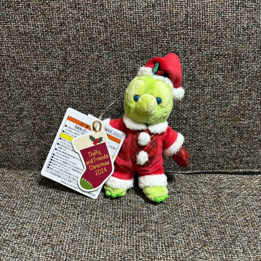 ダンシングスノーフレークス　オルメル　ダッフィー　ぬいぐるみバッジ　クリスマス