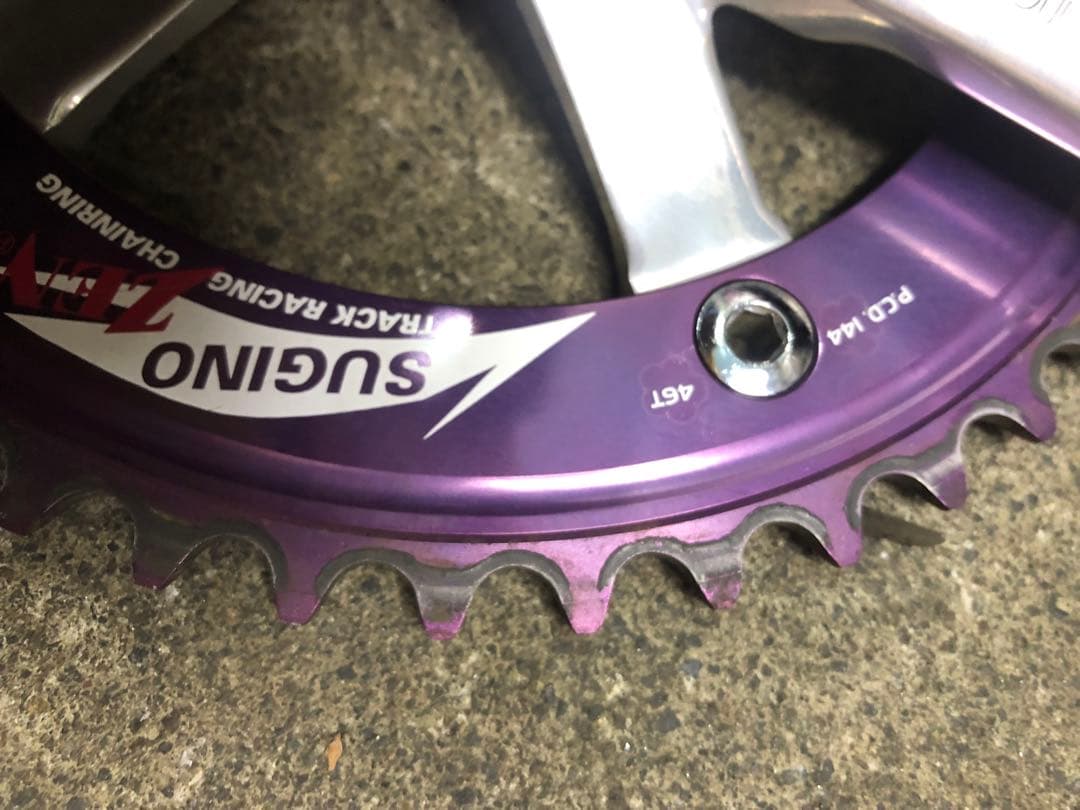 SUNTOUR SUPERBE PRO クランクセット　スギノチェーンリング付