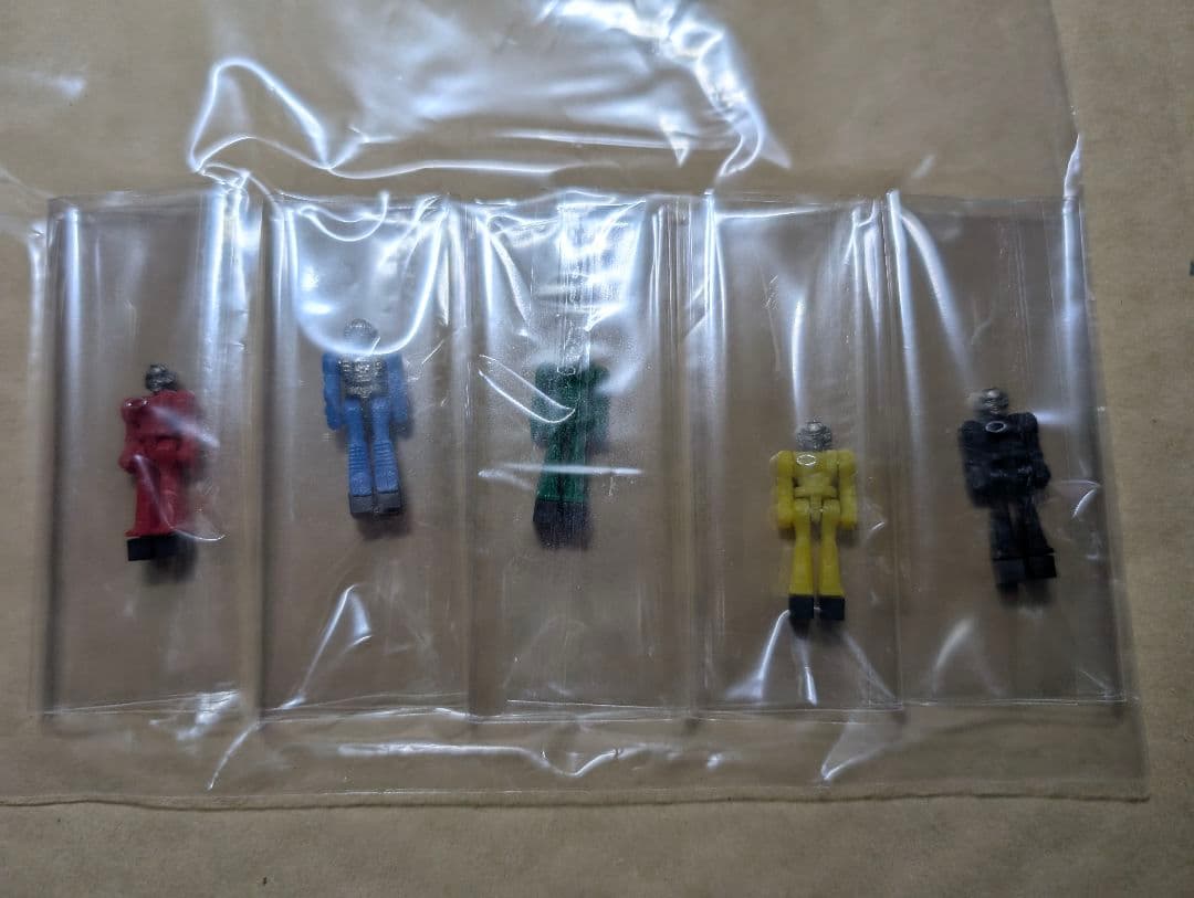当時物 ダイアクロン隊員5体セット タカラ玩具 戦隊 超合金 ビンテージ　レトロ