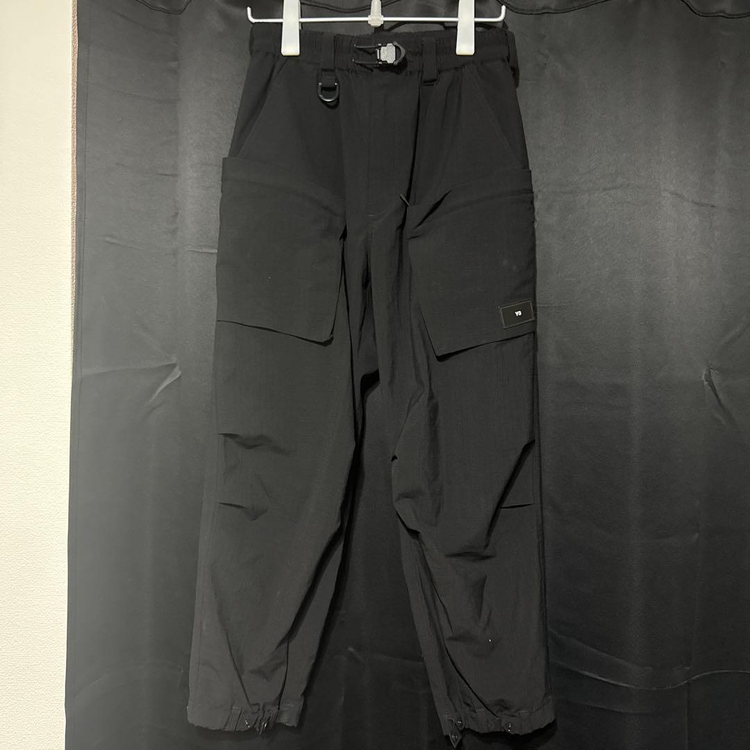 Y-3 ブラック カーゴパンツ