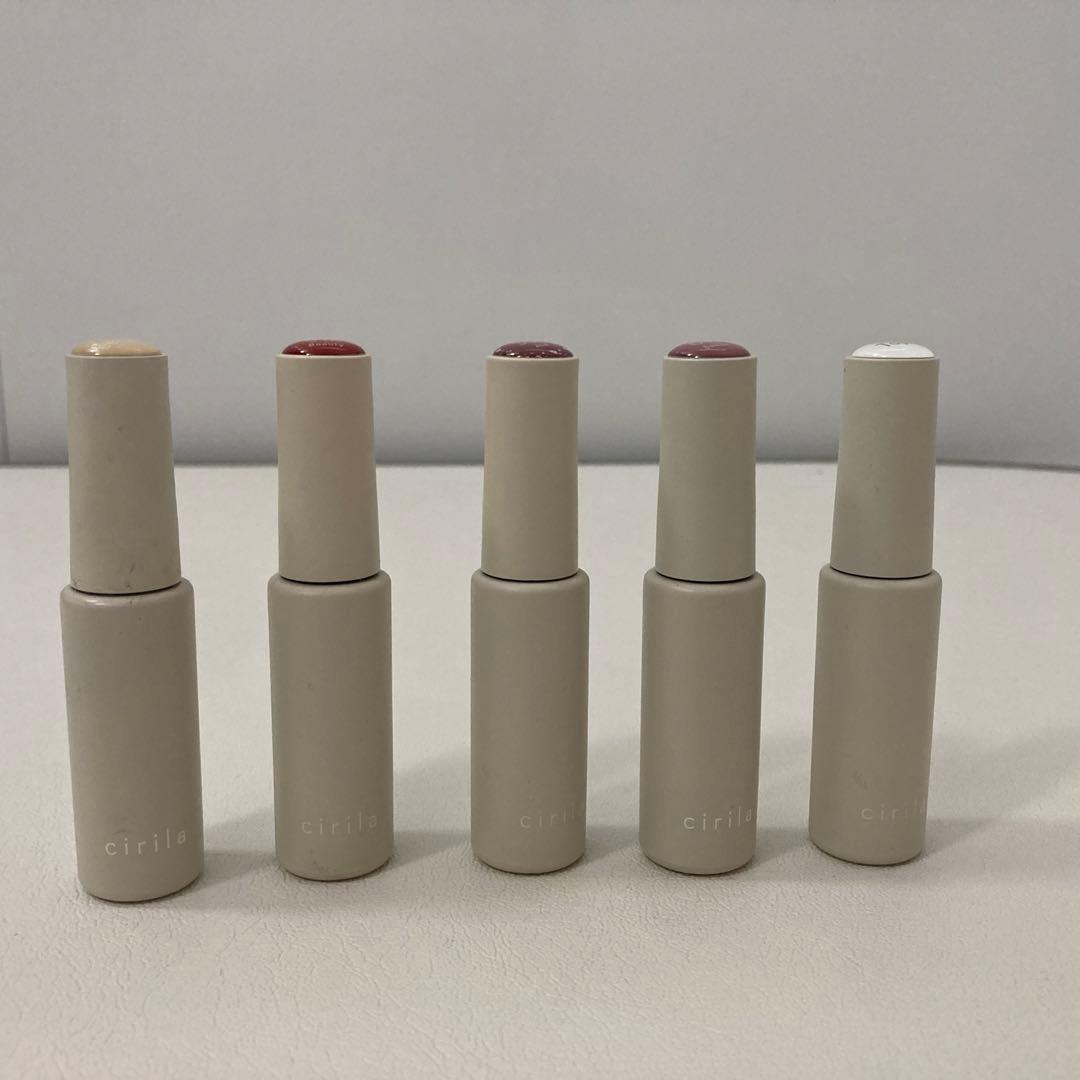 cirila ジェルネイルスターターセット　LEDライト　ピールオフ　カラー3本