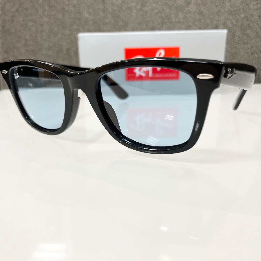 新品正規！ライトブルーレンズ　RayBanレイバンRB2140F901/64