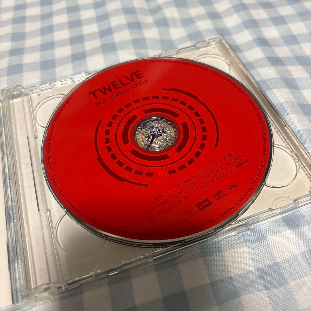 【正規品・帯付き】Mrs. GREEN APPLE TWELVE 初回限定盤