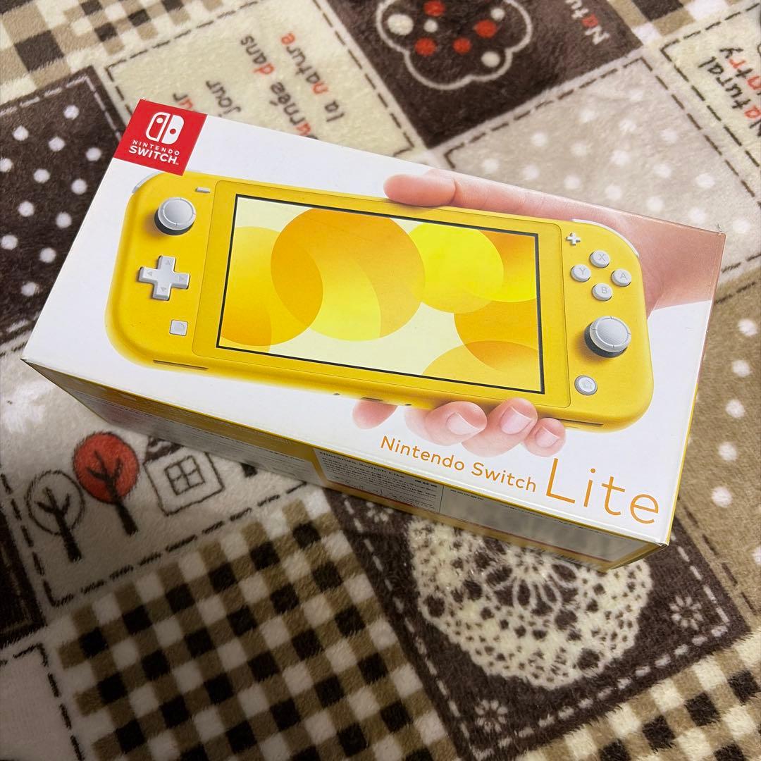 不*鳥様 【美品】箱ありNintendoSwitchLiteイエロー+ ケース＋