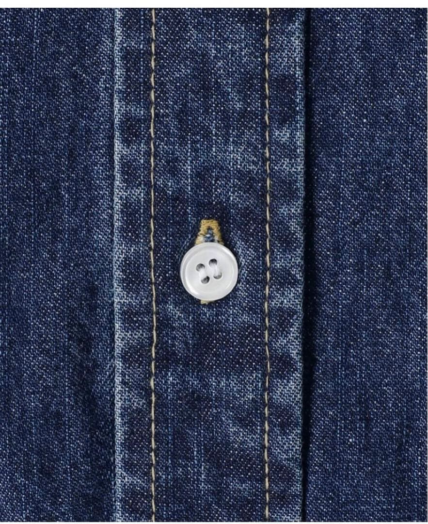 新品♡未使用♡タグ付き　スピックアンドスパン　ショートデニムシャツ