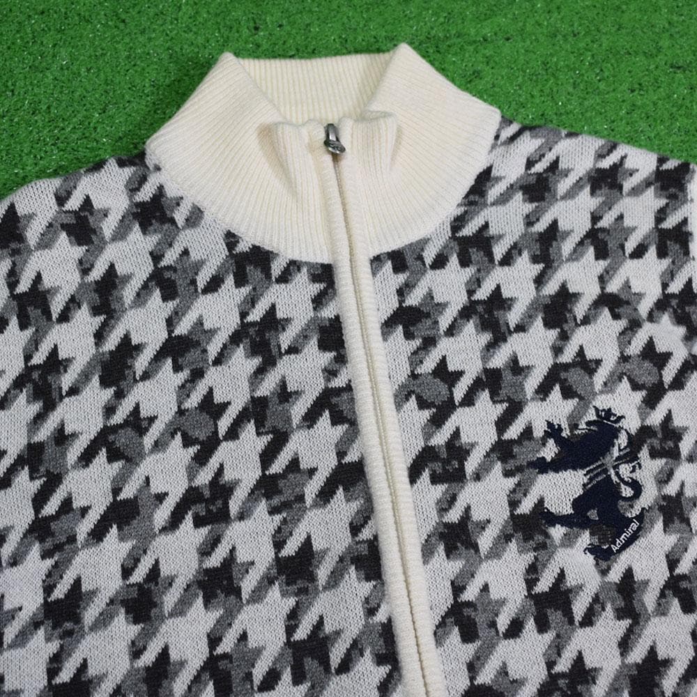 ADMIRAL/アドミラル ゴルフ ジップセーター【アイボリー/L】超美品！