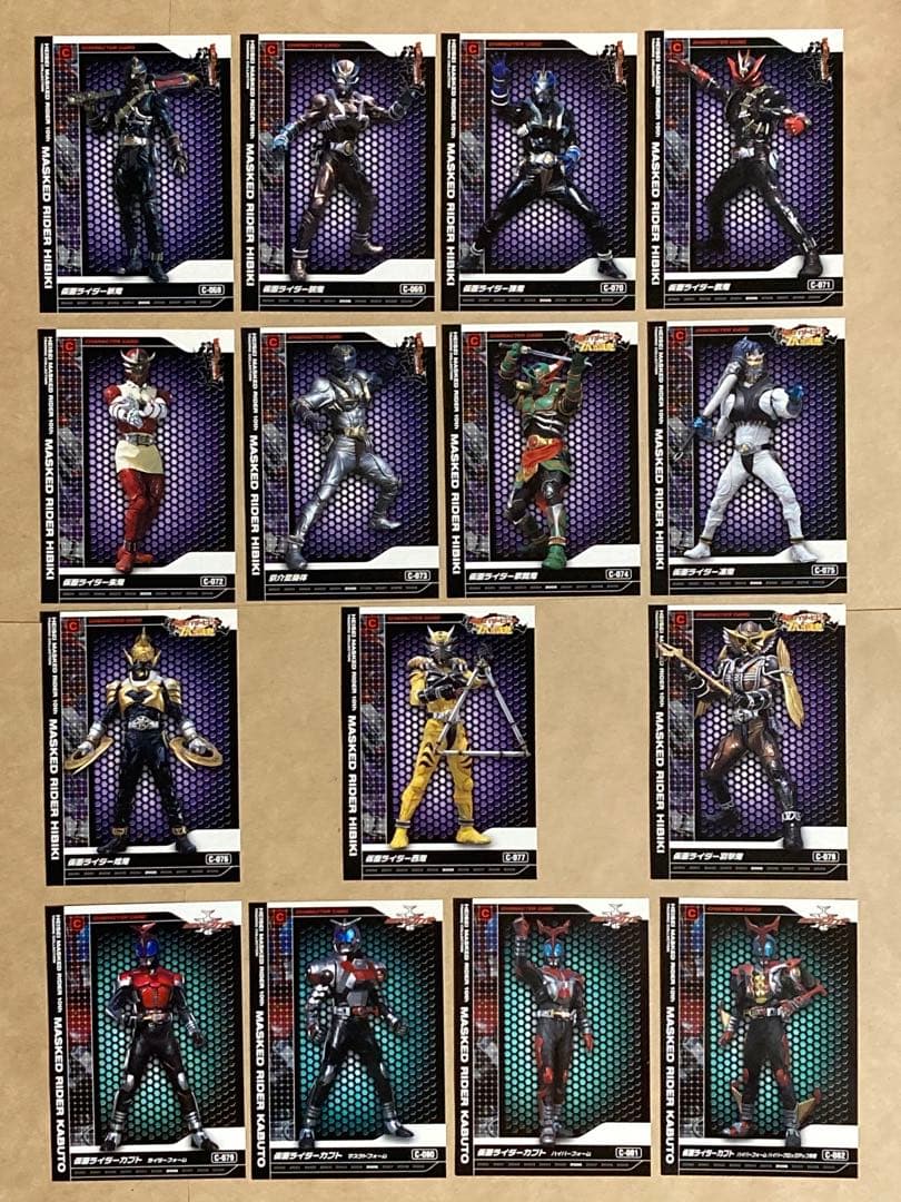 平成仮面ライダー10thトレカ　キャラクターカード　全147種コンプ
