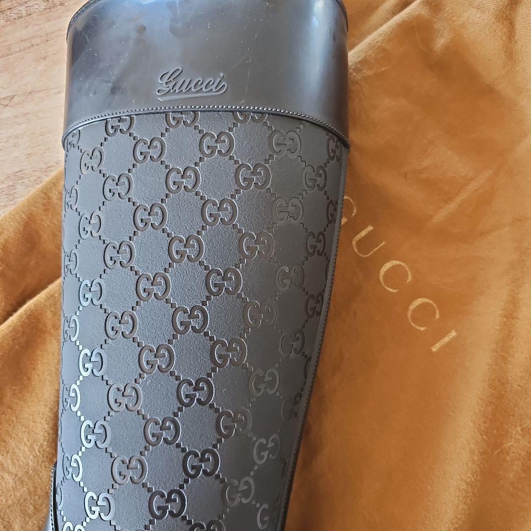 GUCCIレインシューズ38サイズ