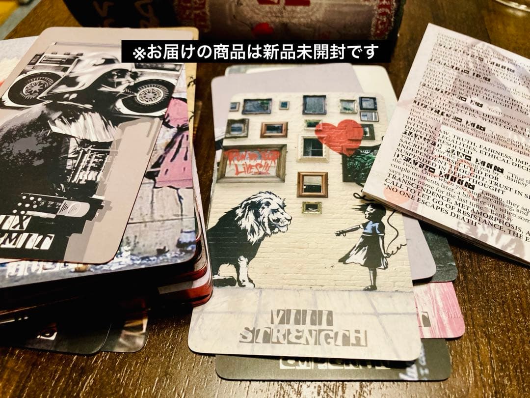 希少！国内未入荷直輸入！バンクシータロット和訳データ付　オラクル/タロット/