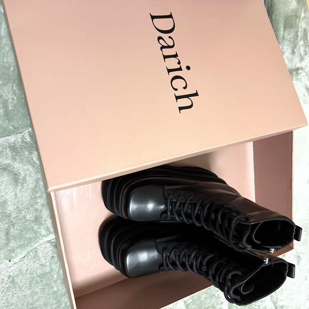 Darich 超厚底ブーツ XS 一度着用のみ ♡ヒール11.2cm箱付き。