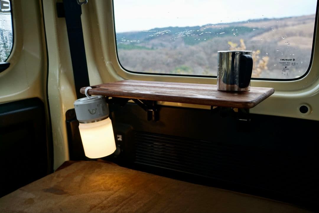 新型ジムニー 折り畳み式サイドテーブル JIMNY刻印(W)