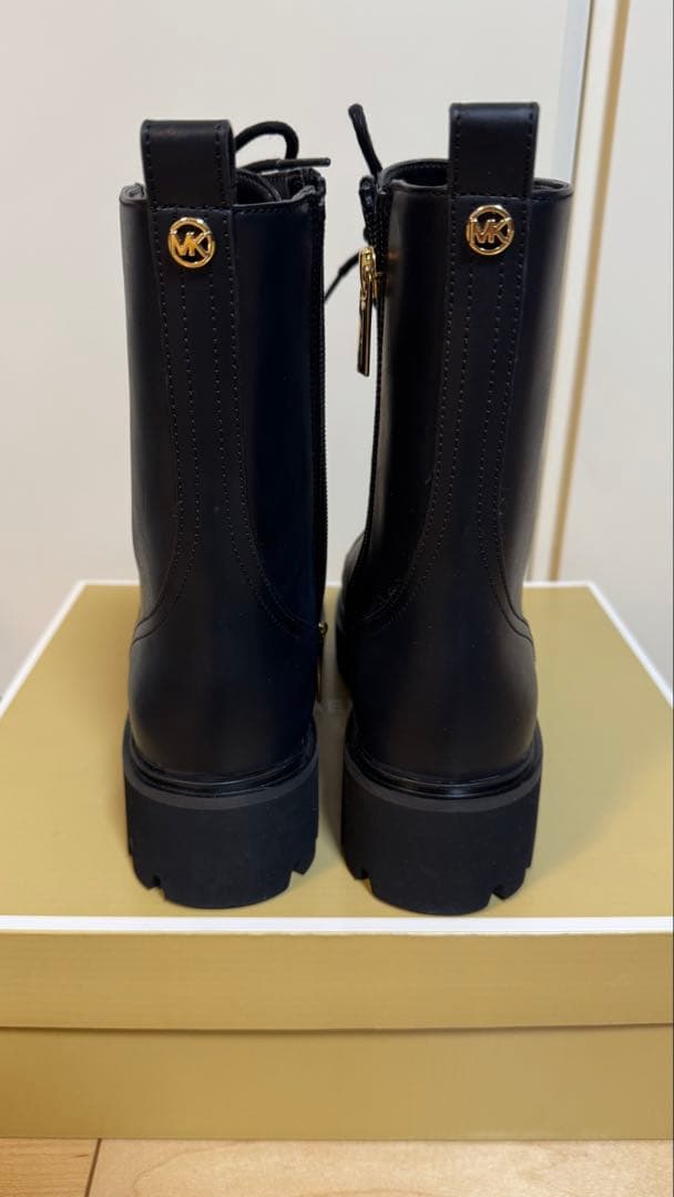 【かずももゆり】マイケルコース　レースアップブーツ 厚底