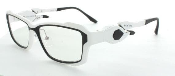 ゲーマー用メガネ　ゴッドアイ GE-01(56サイズ) シロ新品