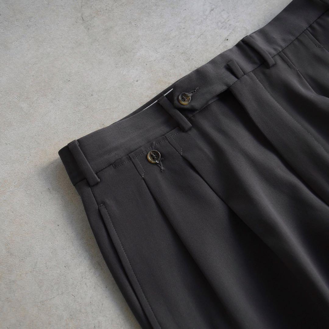 90s Façonnableファソナブル ツータックスラックス W34 L30