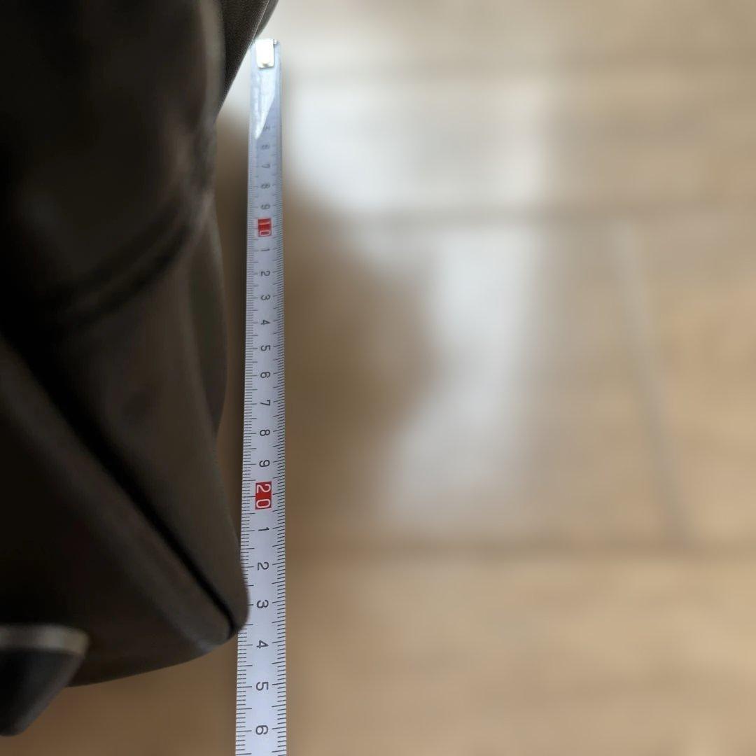 TUMI黒レザー ボストンバッグ 中型