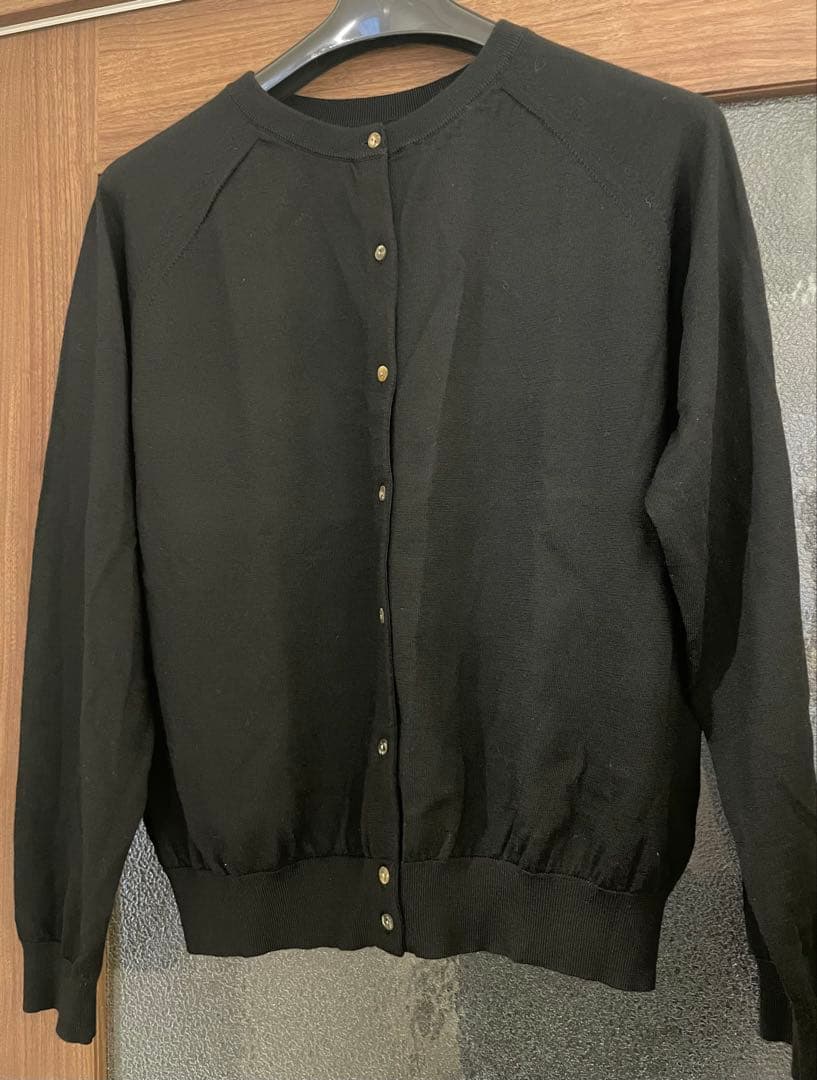 Y*i様 最終値下argue90’ リバーシブルカーディガン　ウール　ブラックサ