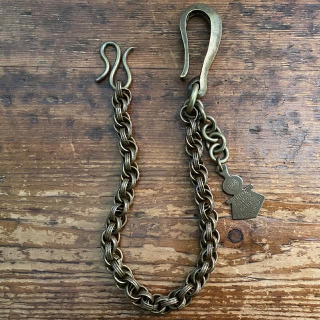 廃盤 TOPAZ トパーズ Brass 真鍮 ブラス ウォレットチェーン