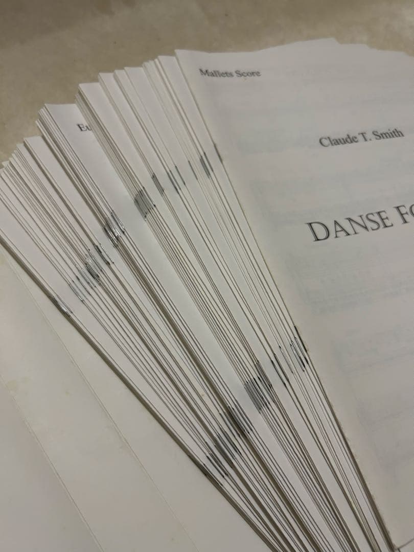 華麗なる舞曲 DANCE FOLATRE 吹奏楽楽譜 原譜 スコア パート譜完備