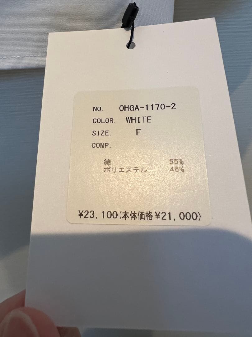 【ミニー】OHGA PICO BLOUSE ブラウス2025ss