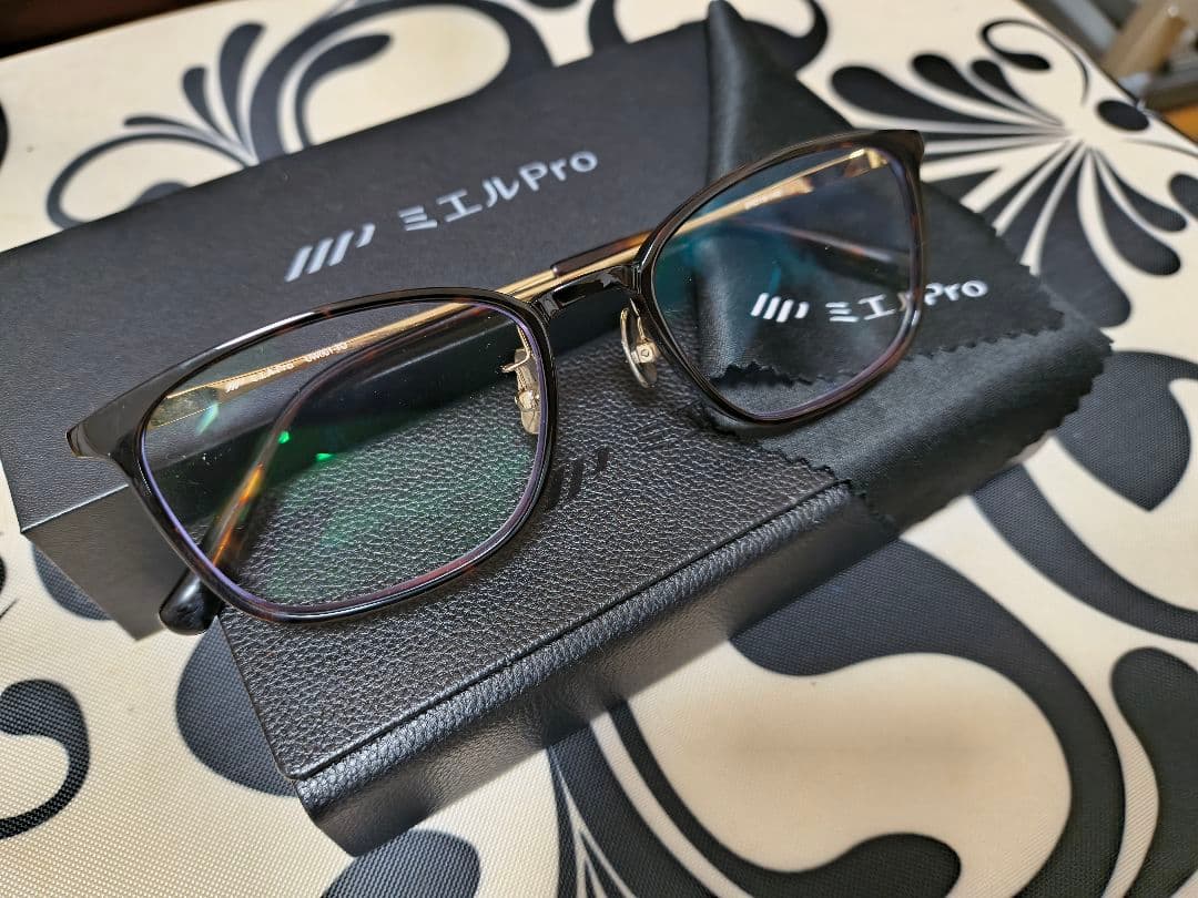 ミエルプロ UW001-TO(ベッコウ)累進多焦点シニアグラス