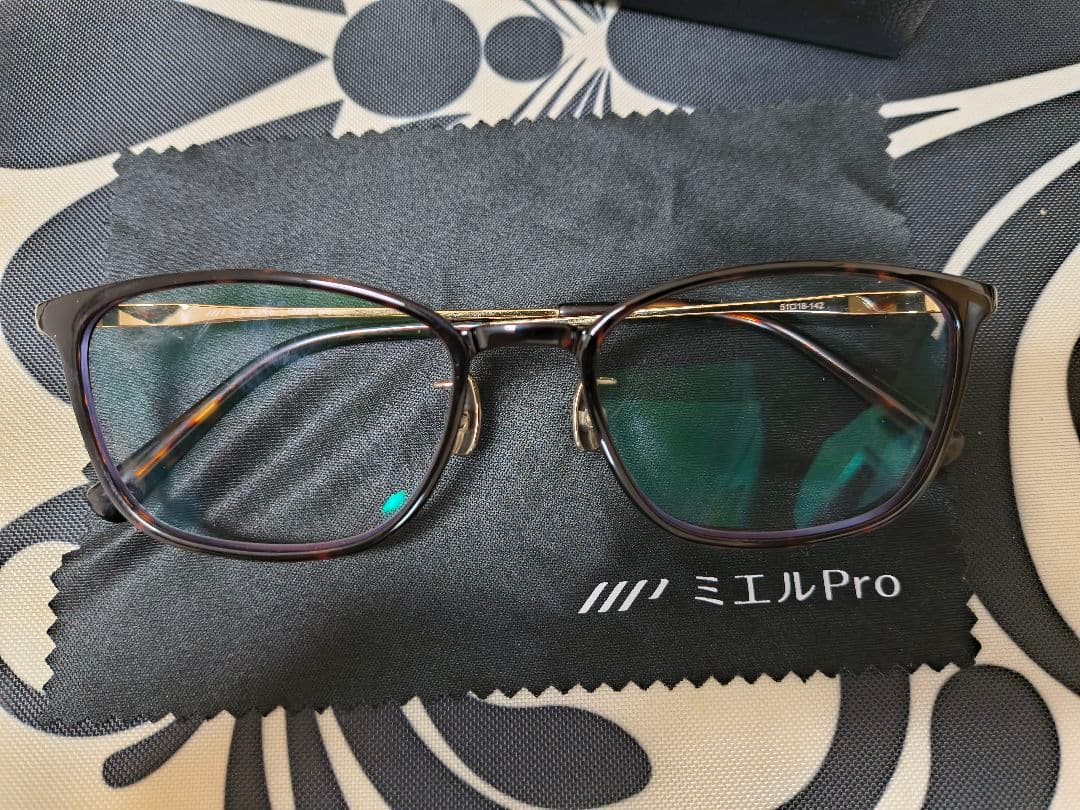 ミエルプロ UW001-TO(ベッコウ)累進多焦点シニアグラス