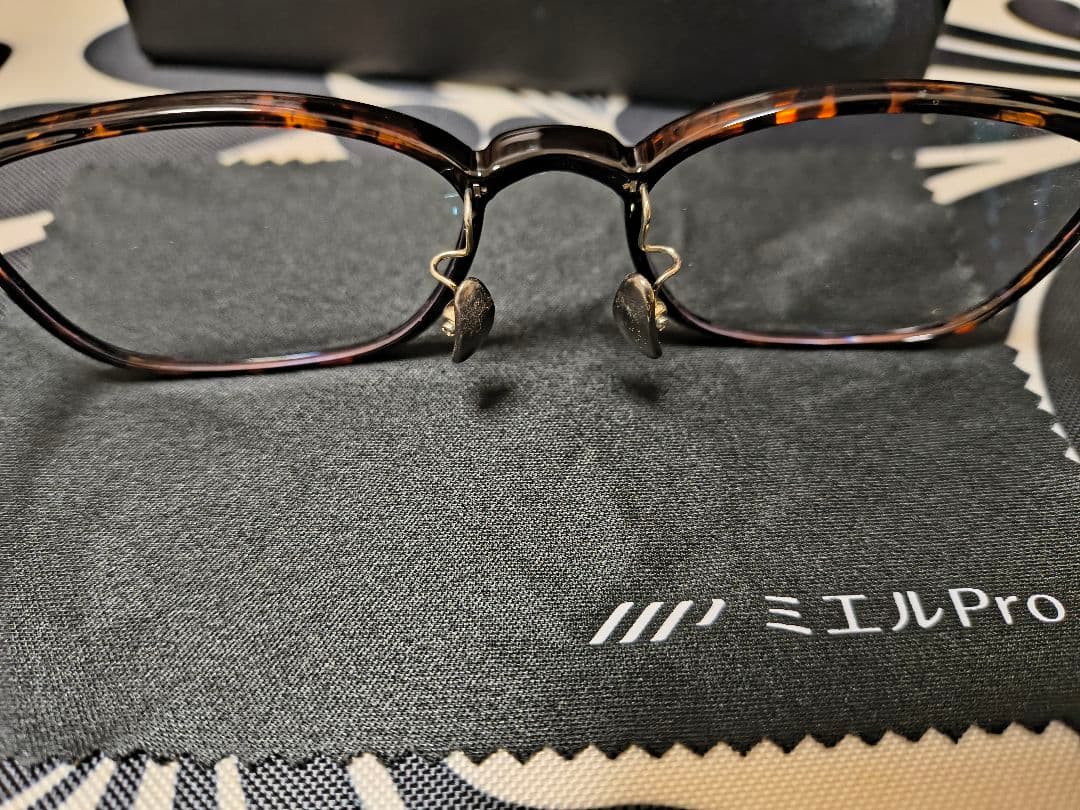 ミエルプロ UW001-TO(ベッコウ)累進多焦点シニアグラス