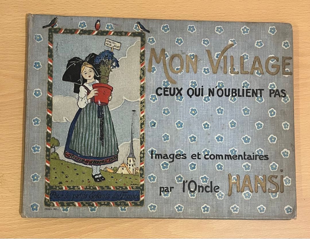 No.77 古書 洋書 絵本 アンティーク フランス アルザス ハンシ アンシ