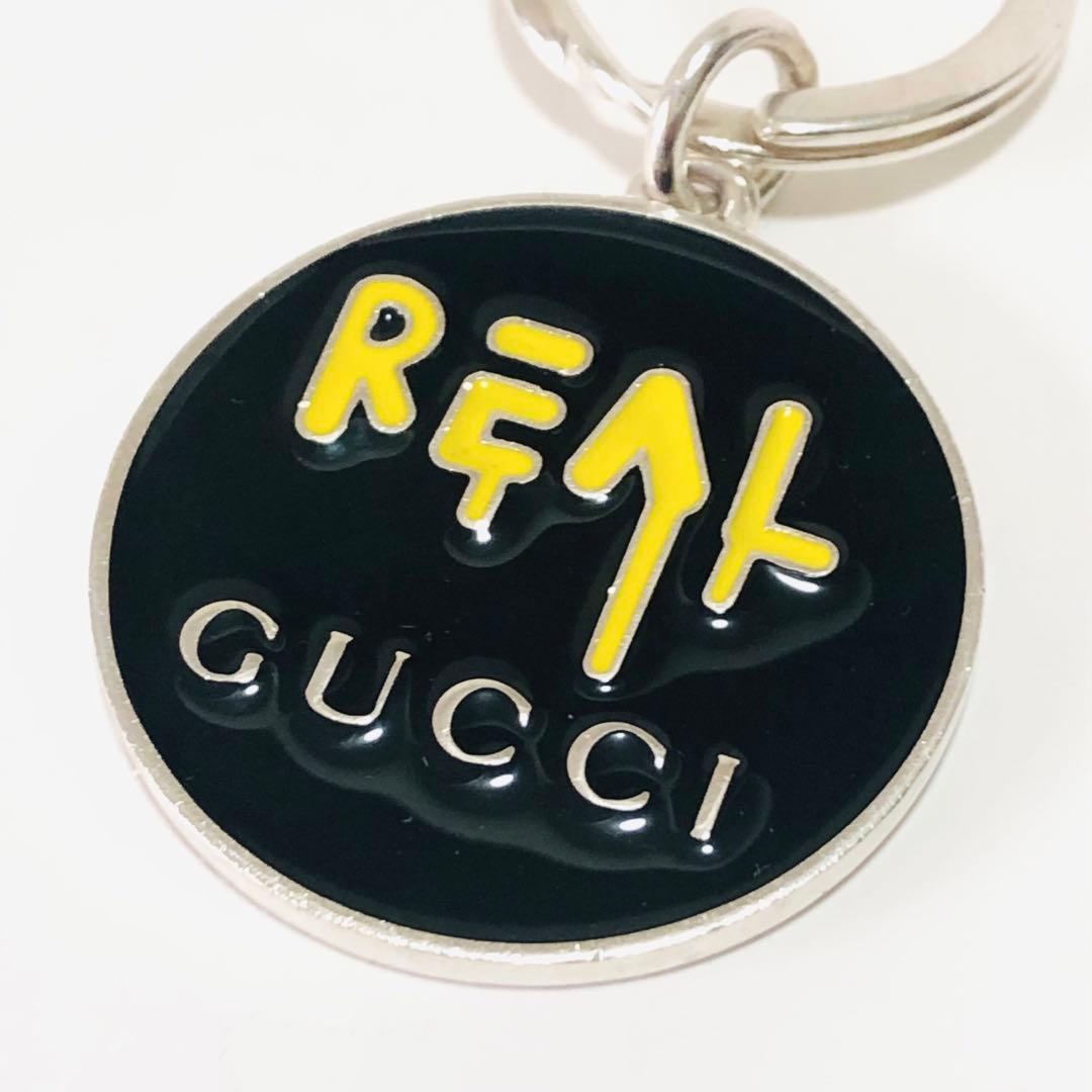 GUCCI ゴースト キーリング REAL LOGO M255036