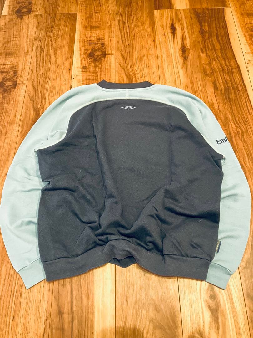 チェルシーFC UMBRO スウェット 古着 青 黒 刺繍