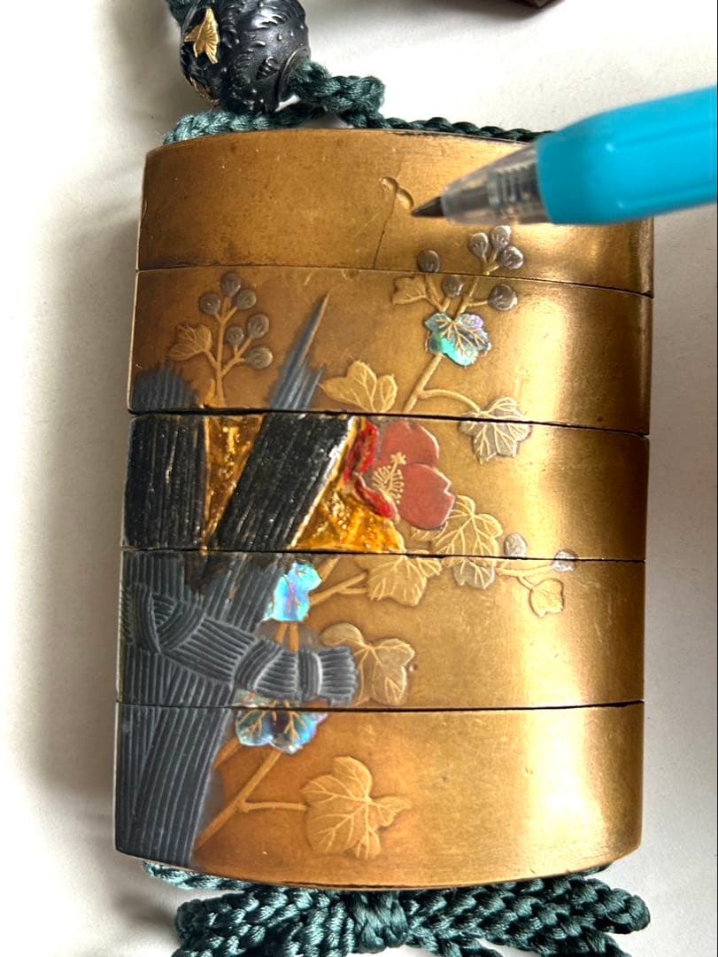 時代物　蒔絵印籠