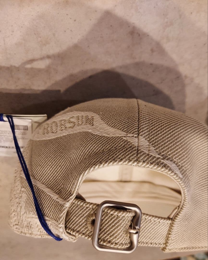 新品未使用　Burberry ベースボール　キャップ　ベージュ　ロゴ　刺繍　L